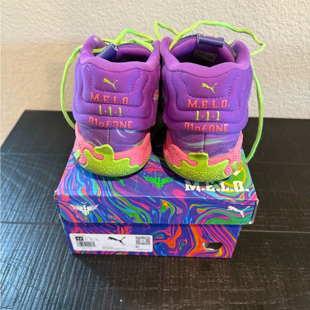 Puma Kids Sneakers - Purple and Green